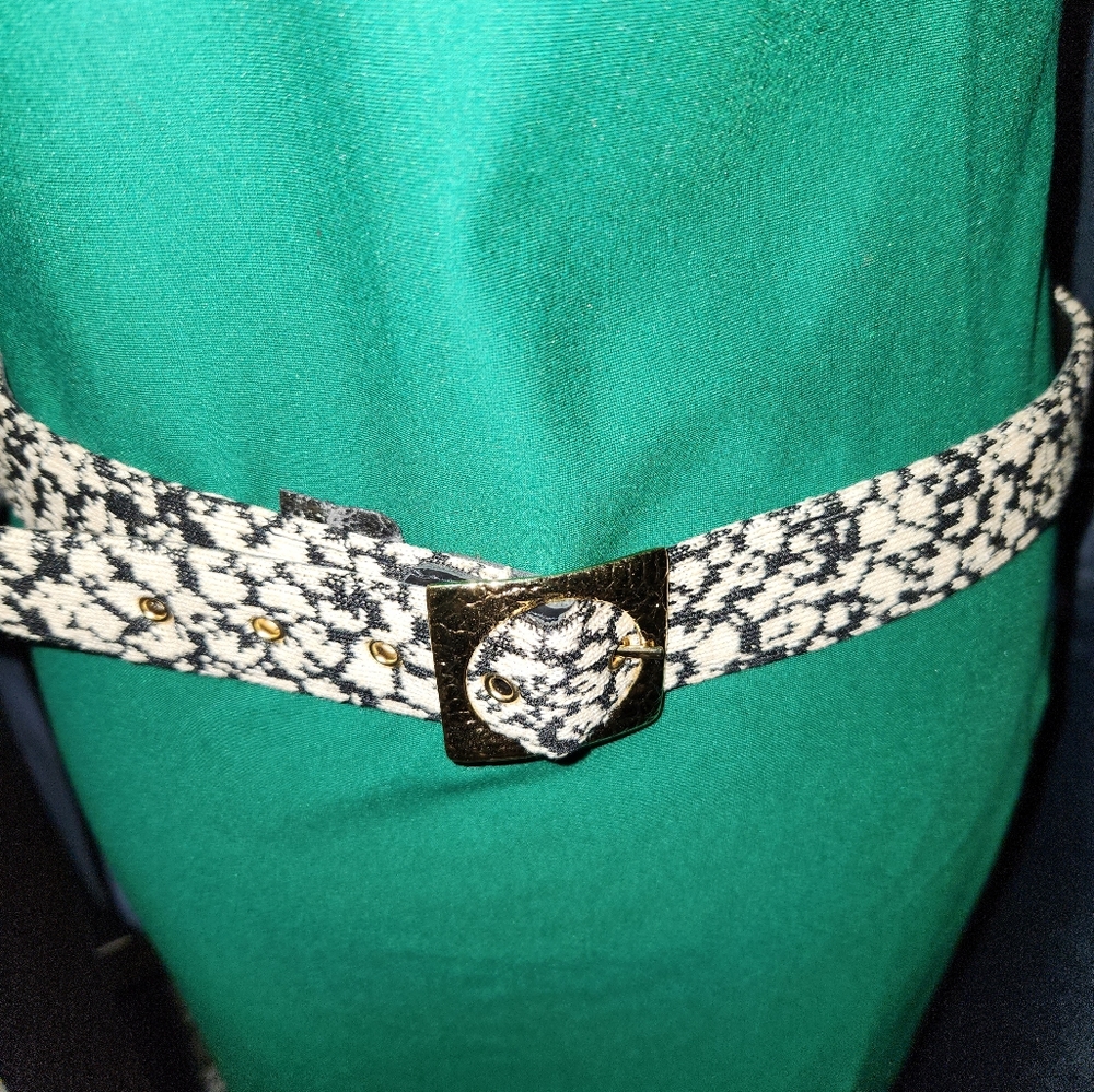 St John Vintage Canvas Belt